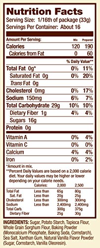 Bob's Red Mill Gluten Free Vanilla Yellow Cake Mix, 19-ounce (Pack of 4) (Package May Vary)