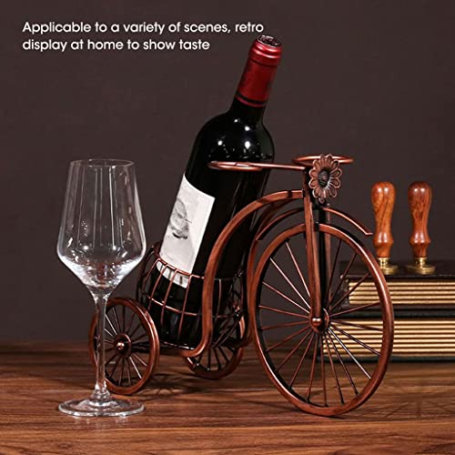 Soporte para botellas y copas de vino TEMKIN metal vintage miniatura 5
