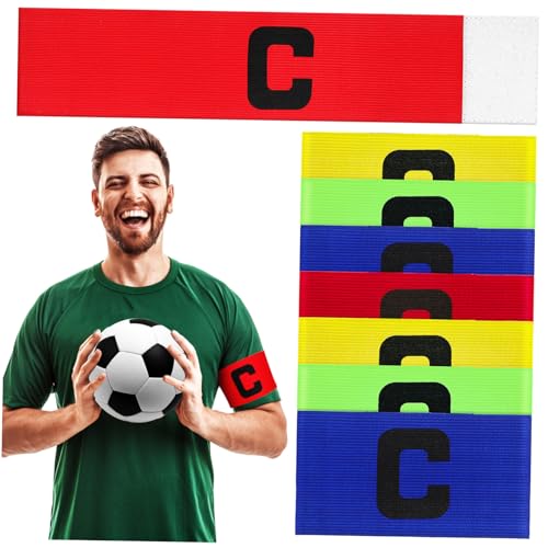 Brazaletes elásticos para niños y adultos ajustables pack de 8 bandas de brazo de fútbol