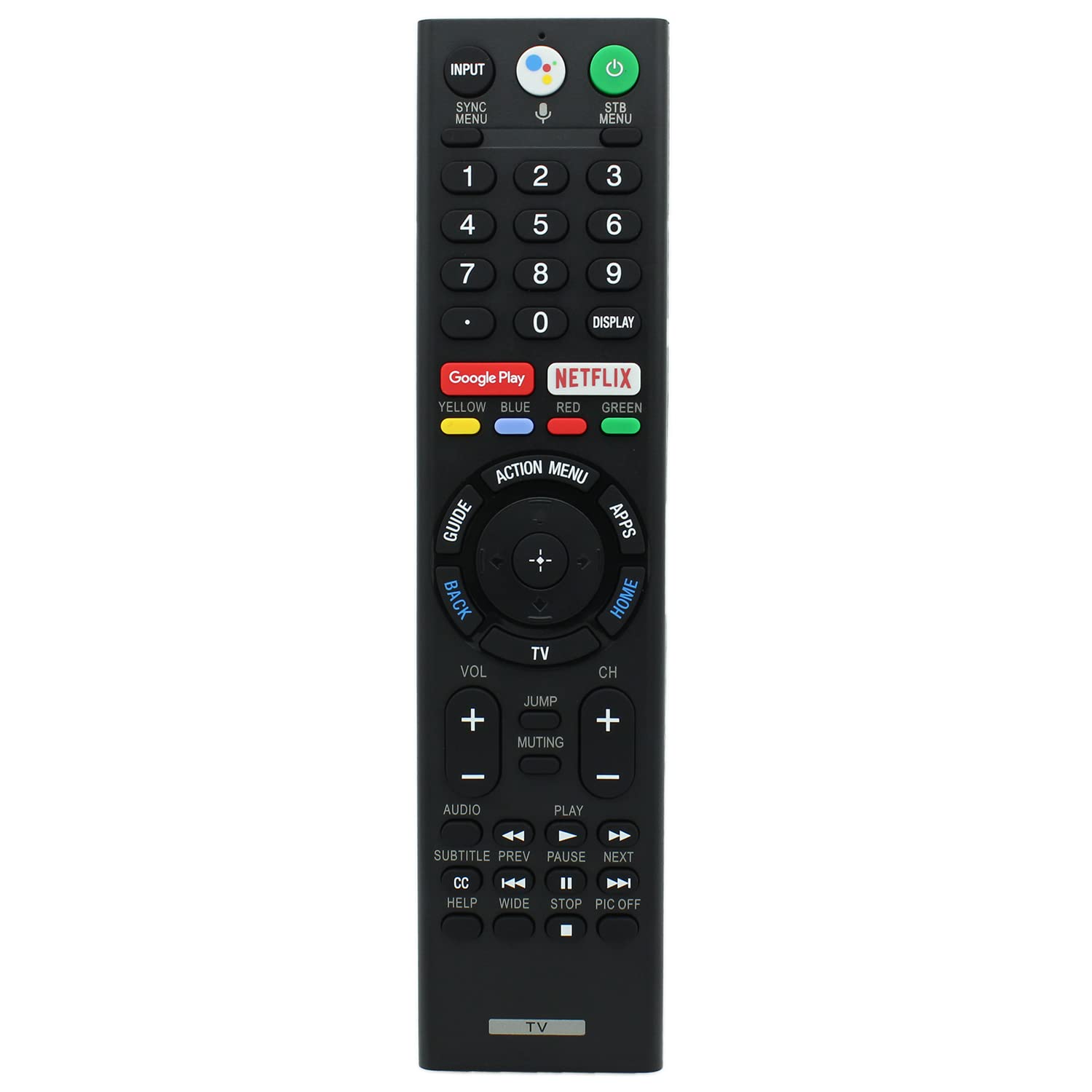 RMF-TX300U Voice Remote Control Replacement for Sony TV XBR-43X800E XBR-49X800E XBR-55X800E XBR-65X850E XBR-75X850E XBR-55X806E XBR43X800E XBR49X800E XBR55X800E XBR65X850E XBR75X850E XBR55X806E