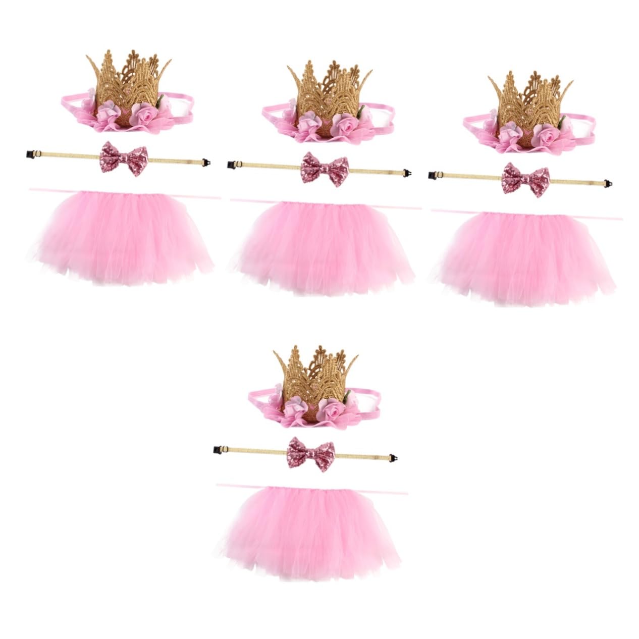 Costume pour chien et robe rose de fête pour vos séances photo de mariage et anniversaire