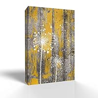 SIGNWIN Canvas Wall Art Dandelion Illustration Canvas Prints Home Artwork Decoration for Living Room,Bedroom - 12x18 inches