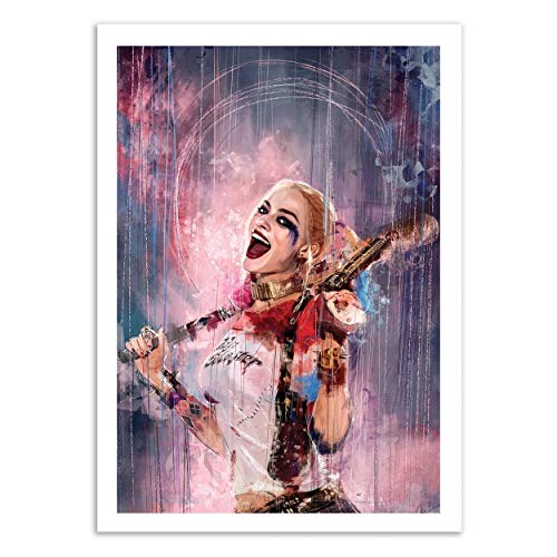 Wall Editions Art-Poster - Harley Quinn - Wisesnail