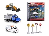 Spielzeugauto mit Freilauf Majorette 212058584 - Theme Set Construction, Miniaturfahrzeug