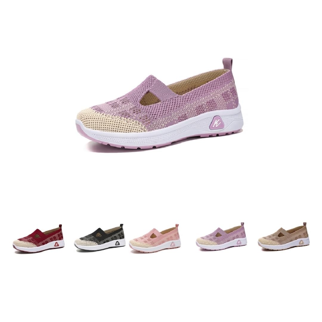 2025 Chaussures de marche orthopédiques pour femme, baskets en maille respirante, chaussures d'entraînement antidérapantes