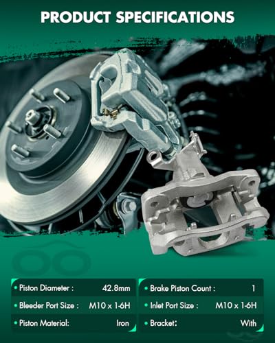 Image of SCITOO Rear Right Brake Caliper With Bracket 18B5176 Compatible For Dodge Journey 2009-2012