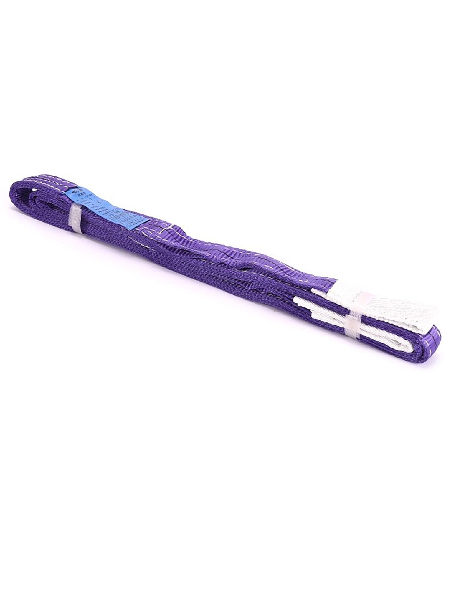 Cinghie di sollevamento in poliestere con codice colore da 1 a 6 tonnellate - Cinghie piatte lunghe 10 metri for gru, sollevamento, traino e sollevamento(1 Ton-10 meter)