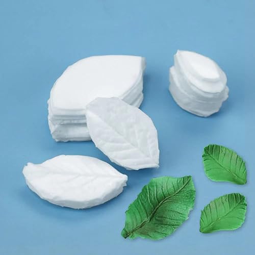 Miniatura 2 de Molde de silicona de hojas de rosa, 6 unidades, juego de moldes de pasta de goma 3D, mini molde de fondant para niños, bricolaje, boda, cupcakes,