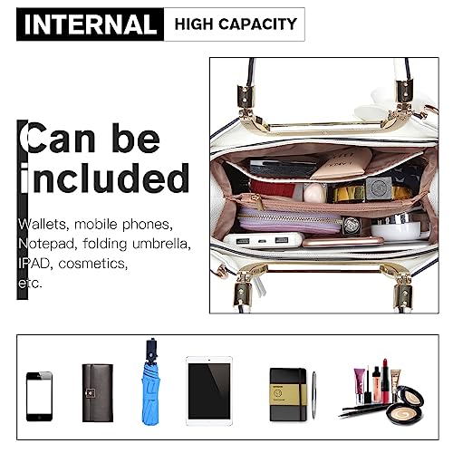 PU Leather Shoulder Handbag with Zip Pockets, MISS LULU 6 PU Leather Shoulder Handbag with Zip Pockets, MISS LULU - Image 6