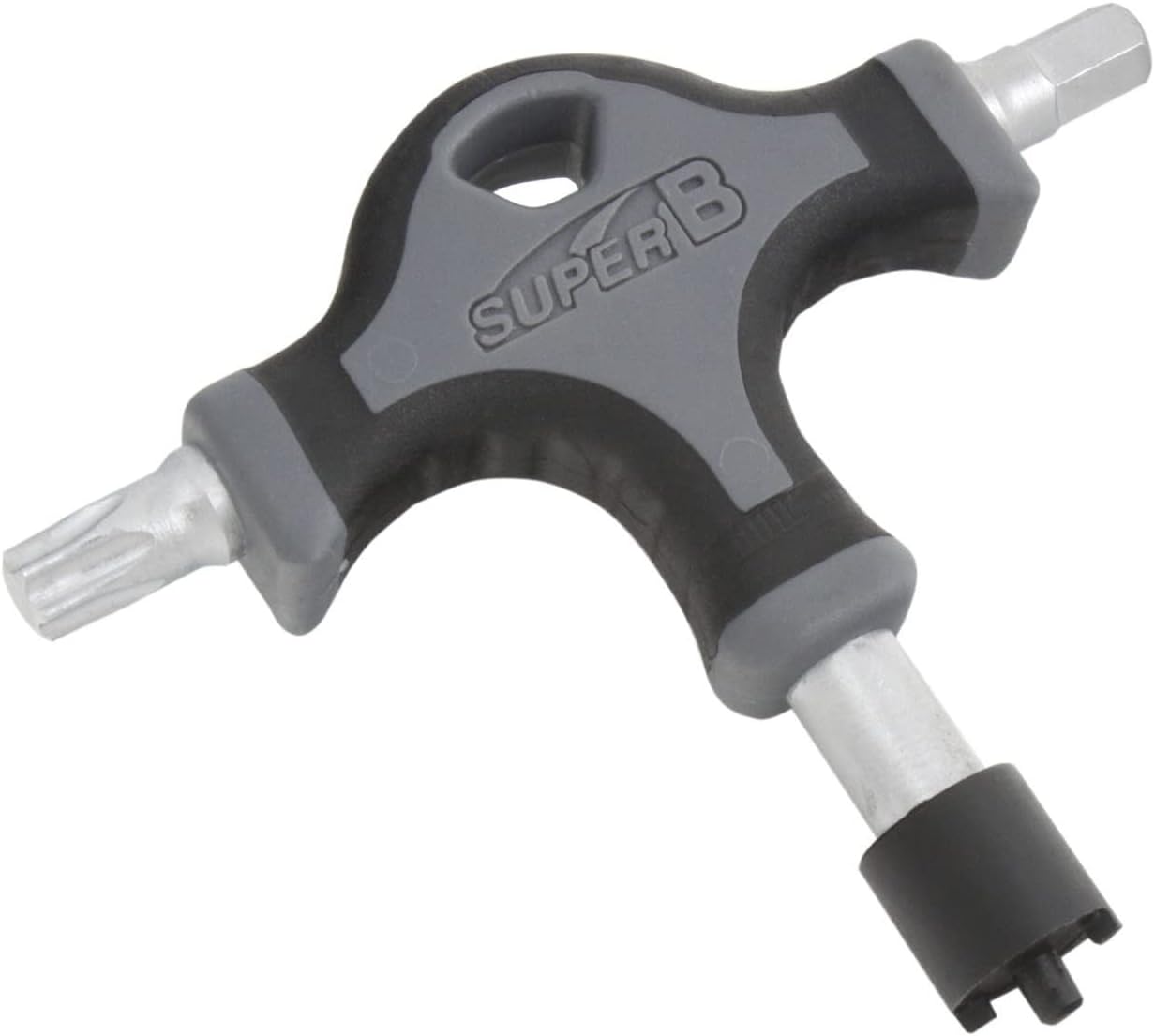 SUPER-B T-wrench chainring nut wrench Torx 40 hex 6 mm - Black : Amazon ...