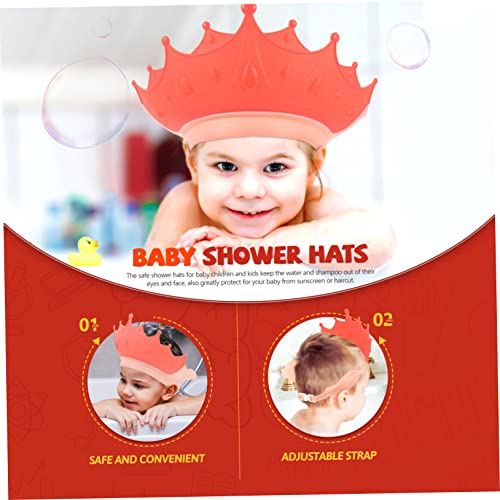 ERINGOGO Touca De Banho Infantil De Shampoo De Plástico Para Crianças De Banho Para Bebês Bonés Para