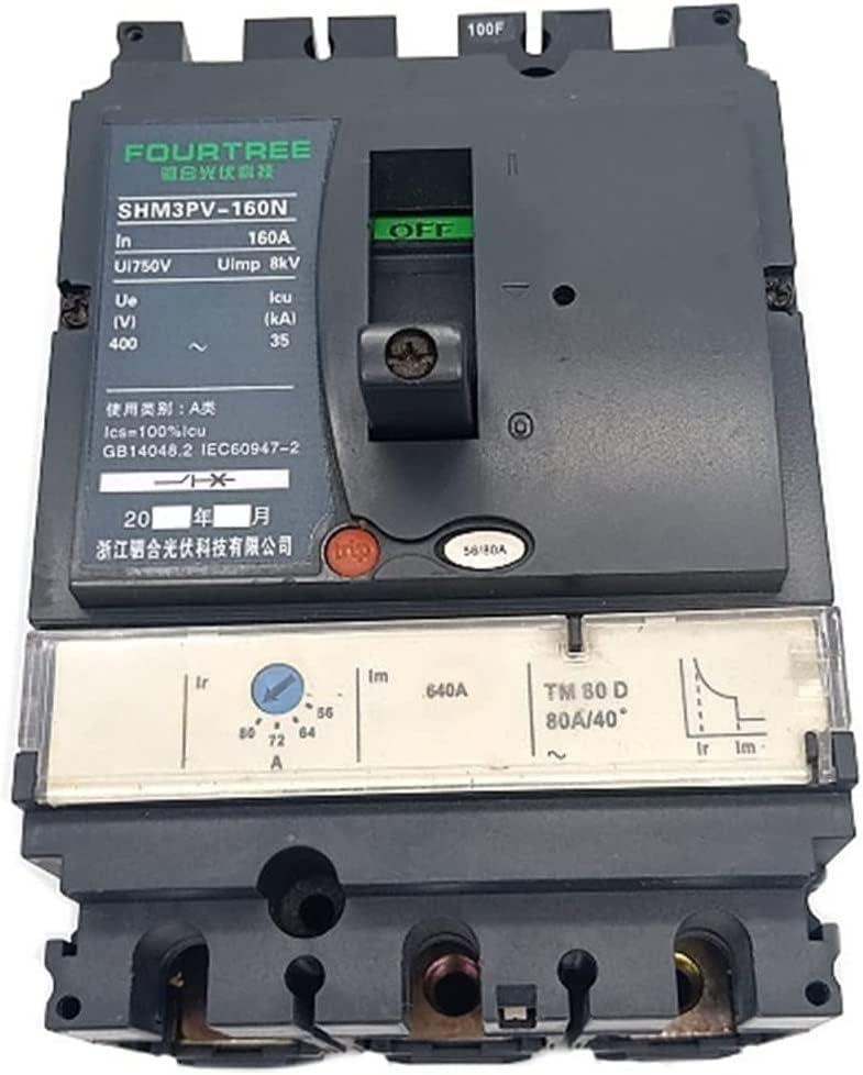 Disjoncteur boîtier moulé triphasé avec coupure d'air rapide contre les surcharges
