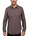 Calvin Klein Men's Poplin Twill Check Long Sleeve Button Down Shirt