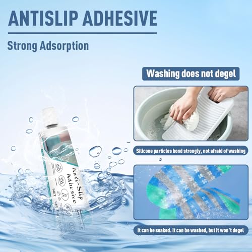 INNOVAYOU Sock Stop 100ml, Durchsichtig Wasserfest Waschbar Socken Stopper Flüssigkeit, für Socken, Fußmatten und Decken