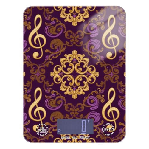 Boho - Mini bilancia da cucina per alimenti, 5 kg/5 g, accurata bilancia da cucina con 4 unità per arrostire spezie espresso pesa para comida