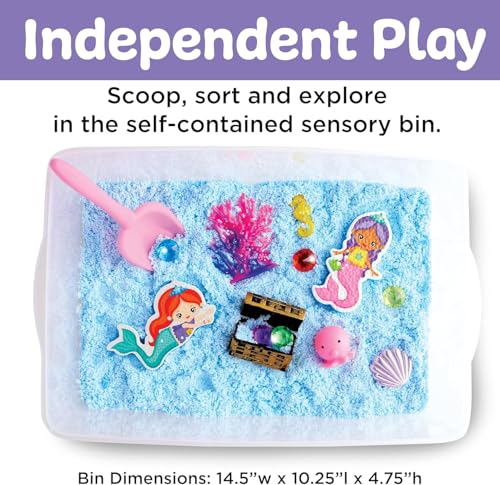 Image of Creativity for Kids Sensory Bin: Mermaid - Mermaid Toys and Sensory Bins for Toddlers, Sensory Box and Bin Filler, Toddler Activities and Gifts for Girls (Ages 3+)