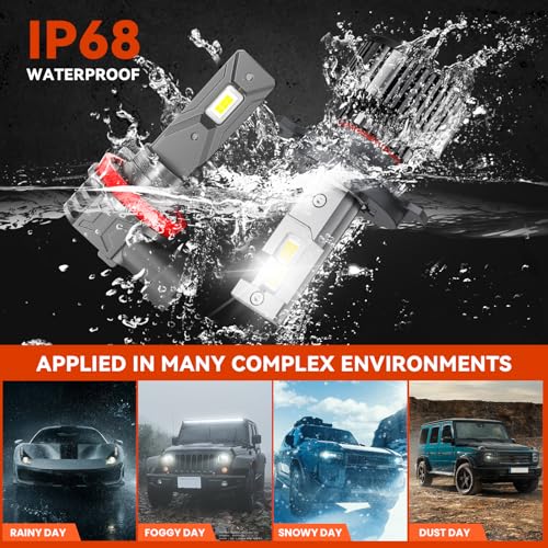 YCLL Compatible con Hon-da CR-V 2007-2014 LED Combo Pack 4 Pzas miniatura 5