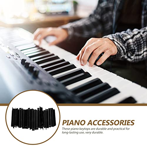 72 Peças Teclas De Piano Acessórios e Peças De Instrumentos De Teclado Acessórios Para Instrumentos