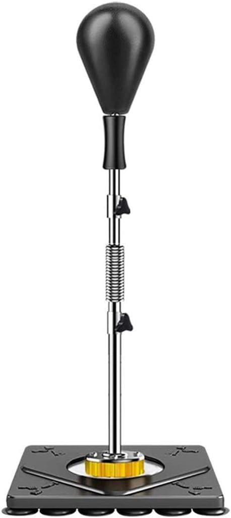 Freestanding Boxing Speed ​​Punching Bag Reflex Bag, Adjustable Height for Adults and Child Packing Punching Ball, Fitness Training Equipment Household Tumbler-Schwarz