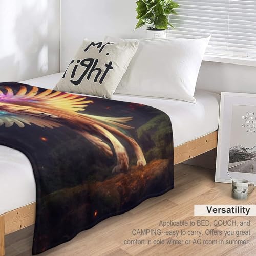 Manta de franela de león 130x180 cm de microfibra suave para sofá 7