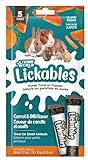 Living World LICKABLES Lickable Small Animal Treat, Carrot & Dill Flavor, Pack of 5 x 10g Tubes