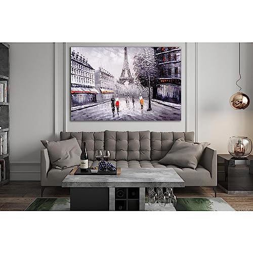 Peinture à l'huile Paris ZELLART souvenir de voyage