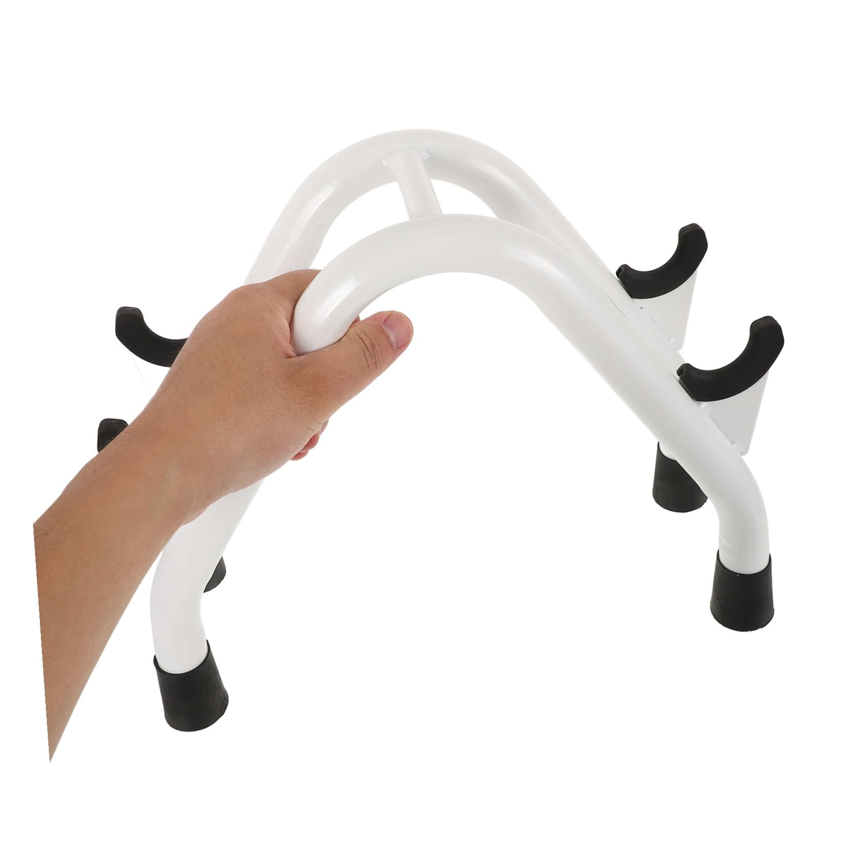 Abaodam Soporte para Mancuernas de Hierro Resistente y Ligero con Base Estable Antideslizante para Gimnasio Casa Soporte Vertical para Pesas y Accesorios de Entrenamiento