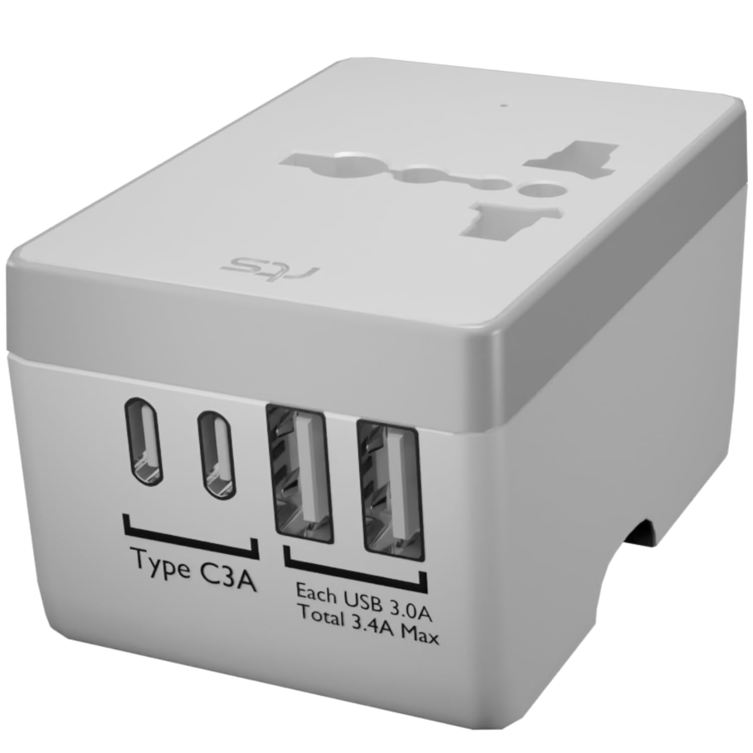 Universal Travel Adapters 244 Countries (2 Type C & 2 USB Ports) All in One Worldwide International Travel Essentials Wall Charger AC Plug Adaptor for USA EU UK Australia Cell Phone Tablets Laptop (B0CYT99XC4) Amazon Price History, Amazon Price Tracker