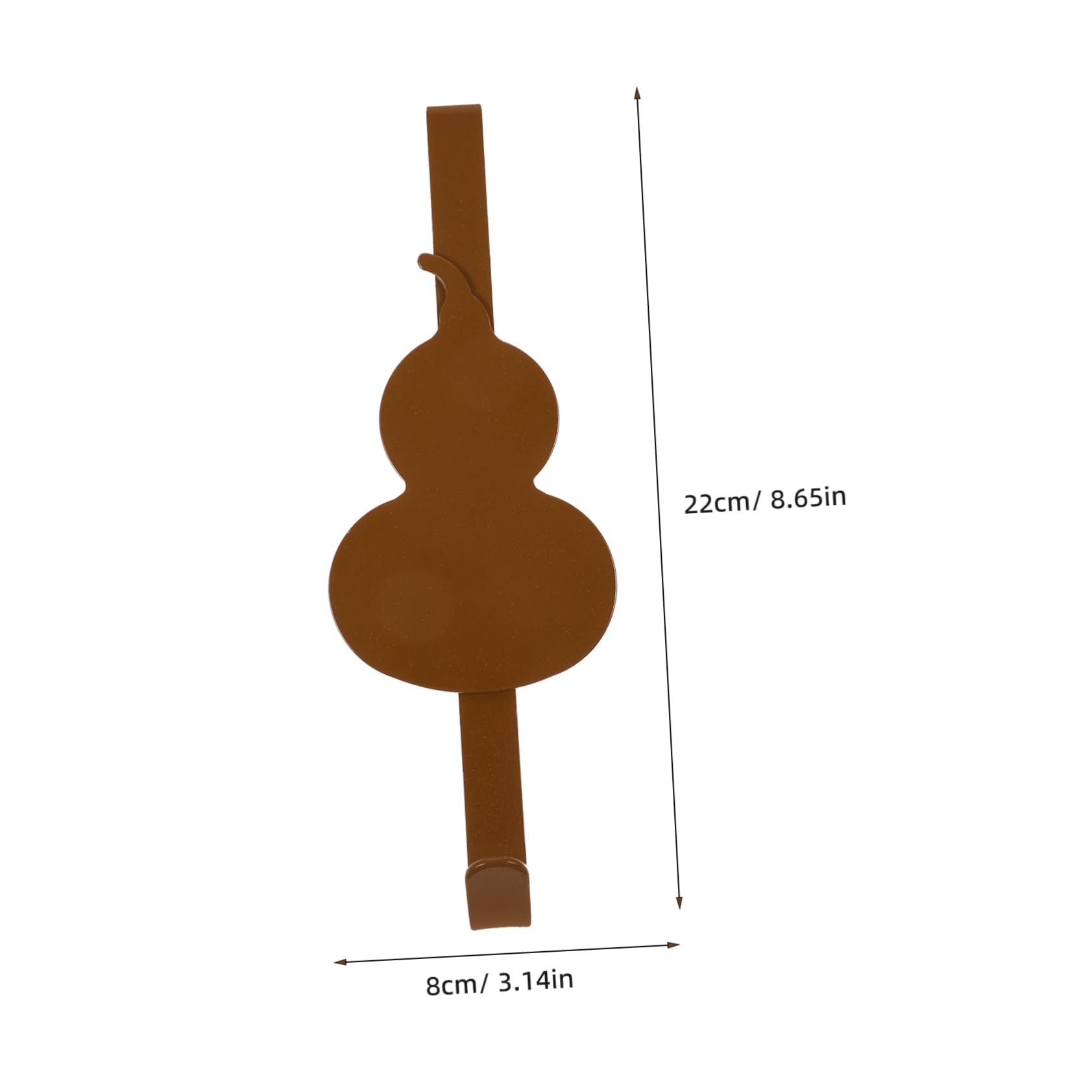 CIYODO Door Hooks Metal Door Coat Rack No Drilling Needed Space-Saving Hanger for Cloths and Accessories