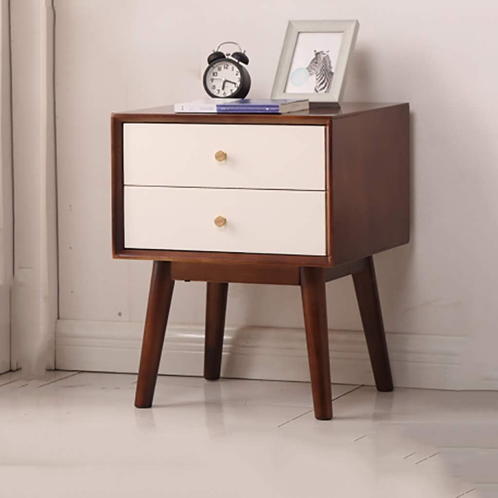 Multifunction Office Storage File Cabinet-File Rack,Storage Box Storage Cabinet Mini Bedside Cabinet Sundries Cabinet Nordic Solid Wood Bedside Table Living Room Bedroom with Drawer High Capaci