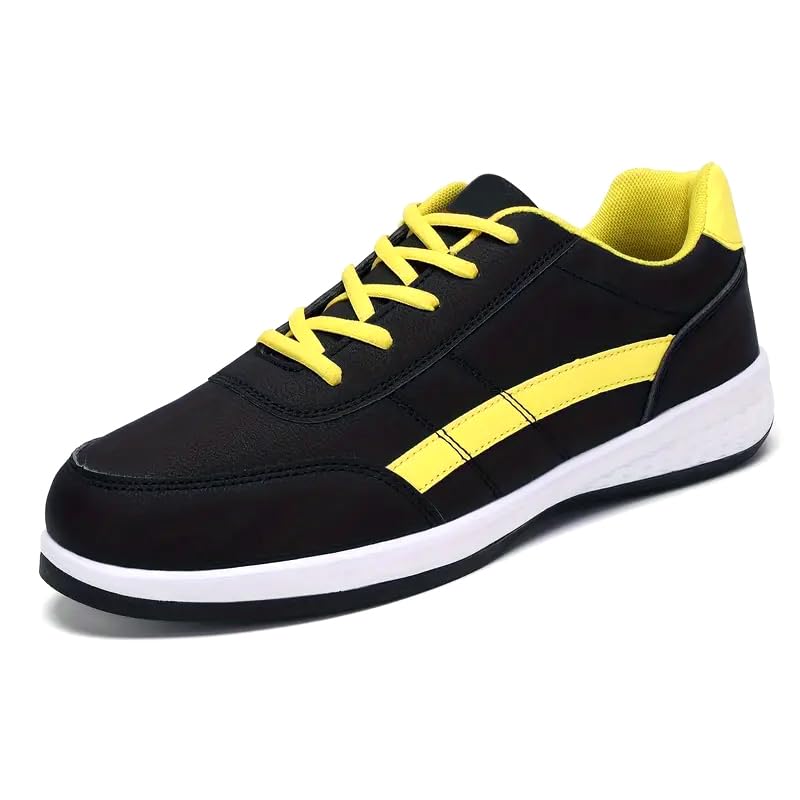 Image of Cruiser Mens Comfort & Style with Soft Cushioned Insole | Lightweight Comfort Classic Canvas Sneakers for Everyday Wear | Trendy Lace-Up Design for Casual Outfits (2629)