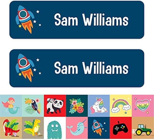 Amazon.co.uk Name Tag Stickers