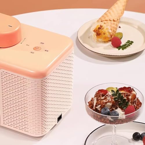 ANGDI Eismaschine, 500 ml automatische Eismaschine mit 2 Geschwindigkeitsmodi, hält 6 Stunden kalt, tragbarer DIY-Fruchttüten-Maker, Hersteller von gefrorenen Desserts, geeignet for Familien – Bild 8