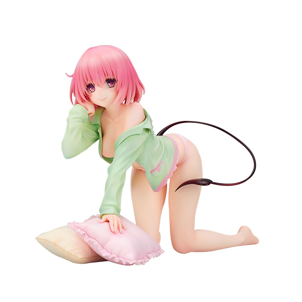 Zhongkaihua Momo Belia Deviluke Figure 11CM Anime Girl Cheongsam Kneeling Momo Belia Deviluke Action Figure Model Ornament Decoration