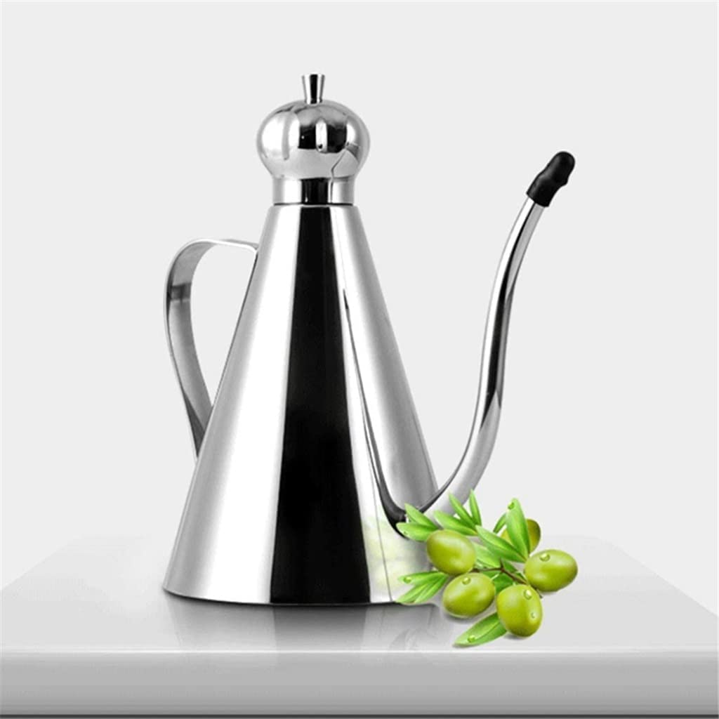 Aceitera y vinagrera Antigoteo 35 0 ml Dispensador de Aceite de Oliva, Aceite de Acero Inoxidable/vinagre de Cocina, Botella de Aceite de Oliva, contenedor de Almacenamiento de Aceite de Oliva.