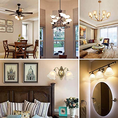 Crlight 6W 3000K Dimmable Led Candelabra Bulb Soft White, 65W Equivalent 650Lm, E12 Base Led Filament Chandelier Light Bulbs, Antique Edison Clear Glass B10 Candle Decorative Bulbs, Pack Of 8 #TOP4