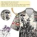 228CLOSET Men's Frankenstein Hawaiian Shirts - Halloween Character Button Down Mens Hawaiian Shirts Set 57 Size XL