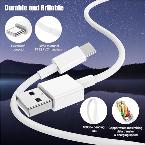 Image of 3-Pack [10FT+6FT+3.3FT] Car Carplay Cable USB A to USB C Cable for iPhone 16 15 Pro Plus Pro Max，for iPad Pro /Air /Mini，for Samsung Galaxy S25 /S24 /S23，for MacBook Pro /Air and More