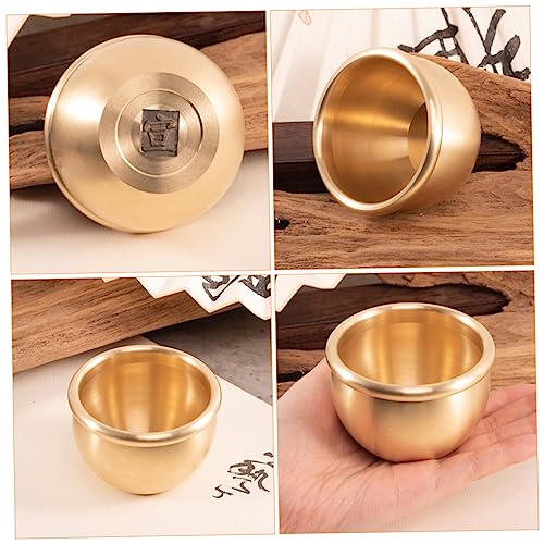Cornucopia de cobre Zerodeko decoración elegante de mesa con tres piezas de lujo 8