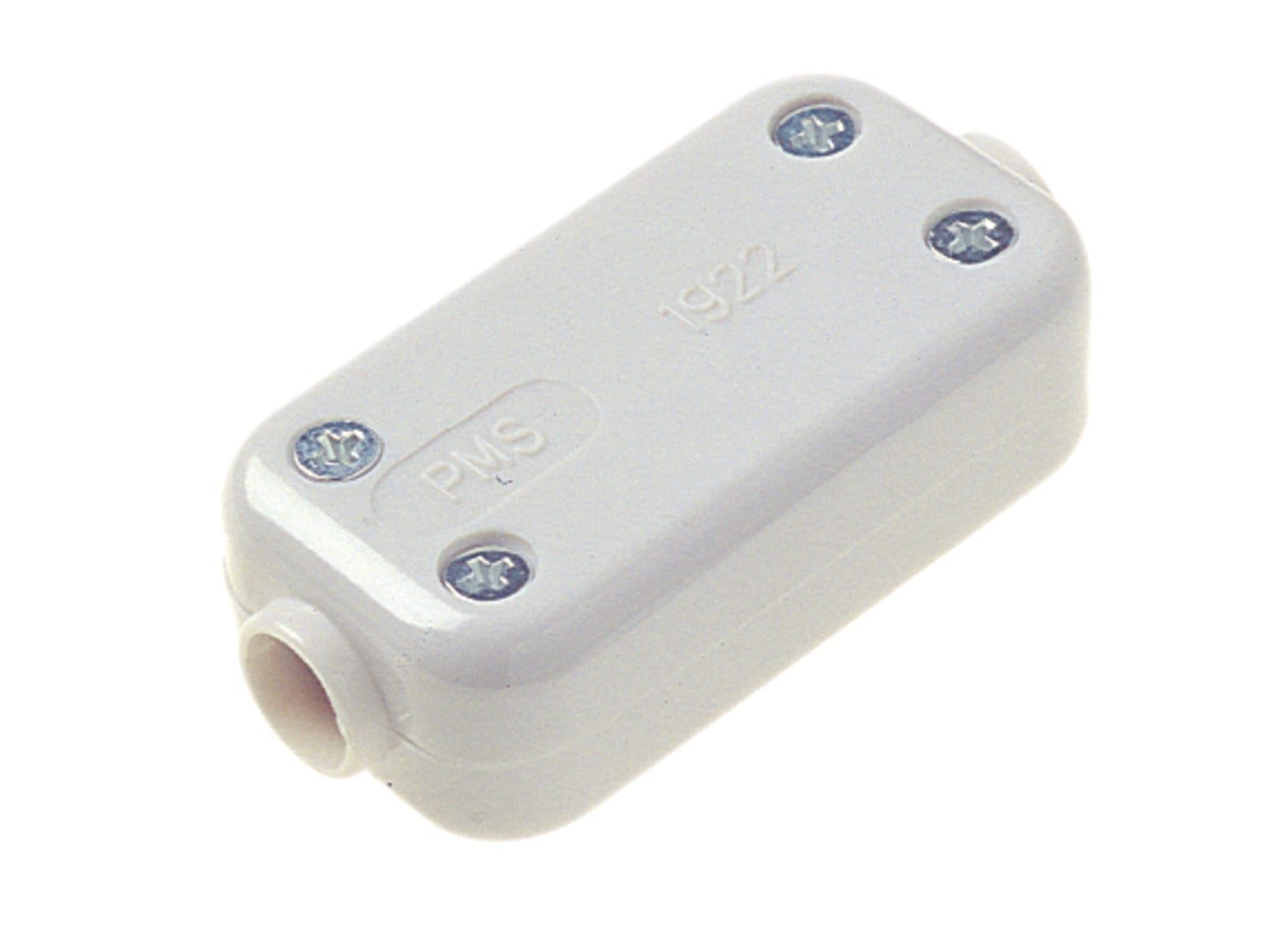Dencon 2 Terminal Fixed Connector 5A White - Durable Plastic Connector