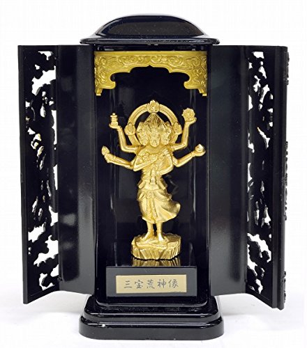 Amazon.co.jp: 『三宝荒神像』合金製 仏像 台所の神 かまどの神