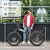 HiyViy Electric-Folding-Bike for Adults with Peak4500W Dual Motor and 1105WH Battery Commuting-E-Bike, Max 40MPH and Max 60Miles Range, 26 Inches Fat-Tire-Electric-Mountain-Bicycle for Teens Adults #1