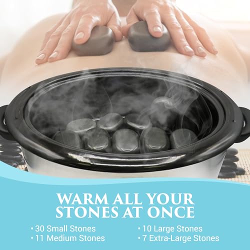 image for NRG Professional Hot Stone Warmer for Massage Therapy, 6 Quart - Hot S