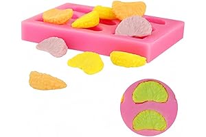 9-Cavity Tangerine Slice Fondant Mold