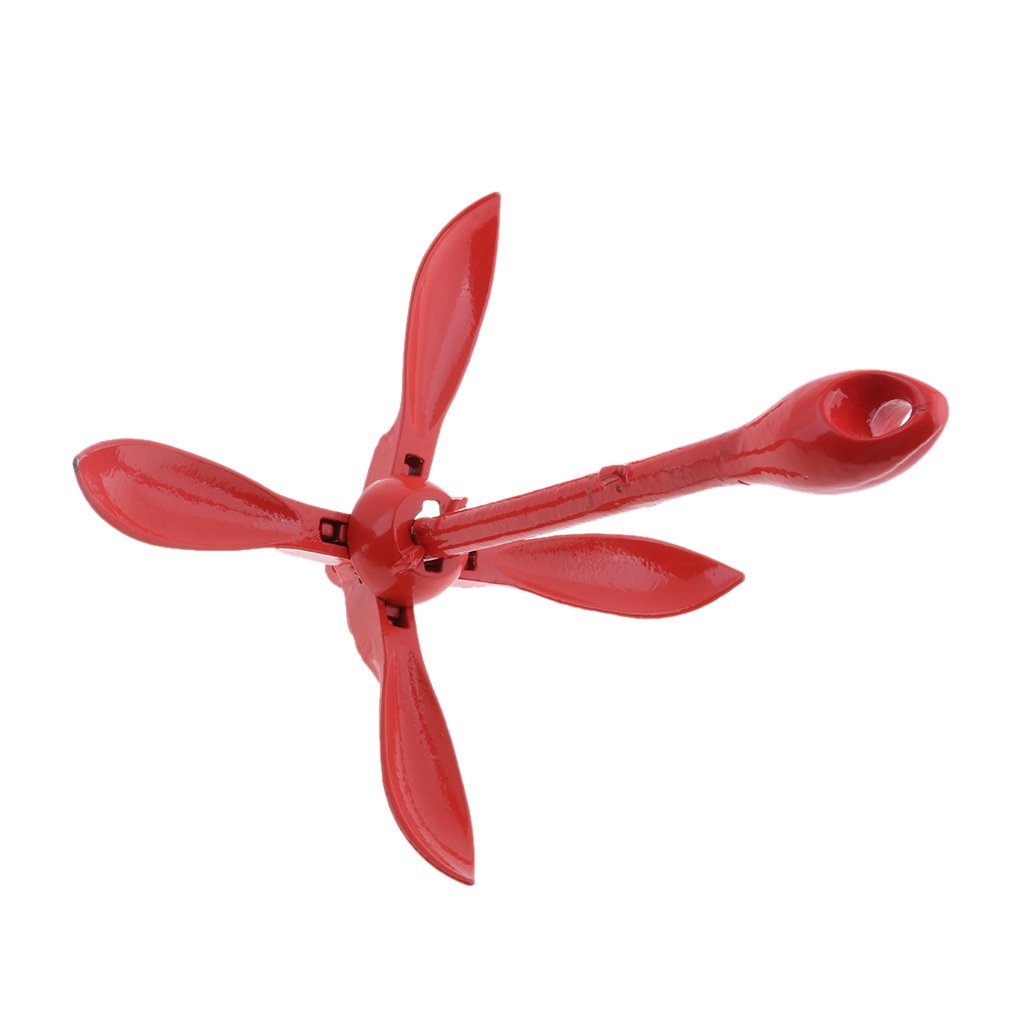 Ancre pliante en acier inoxydable pour bateau, kayak, yacht, 1,5 kg