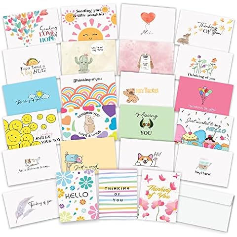 Thinking of You Cards with Envelopes Cover