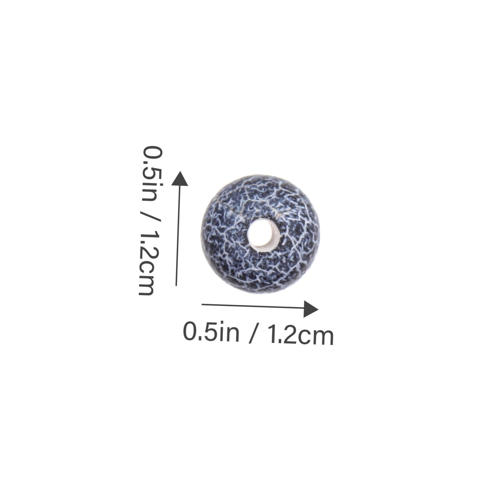NUOBESTY 4pezzi Perline Agata Smerigliata Per Creazioni Di Bigiotteria Fai Da Te Perline Decorative Per Collane e Braccialetti Materiale Di Alta Qualità Per Artigianato Creativo