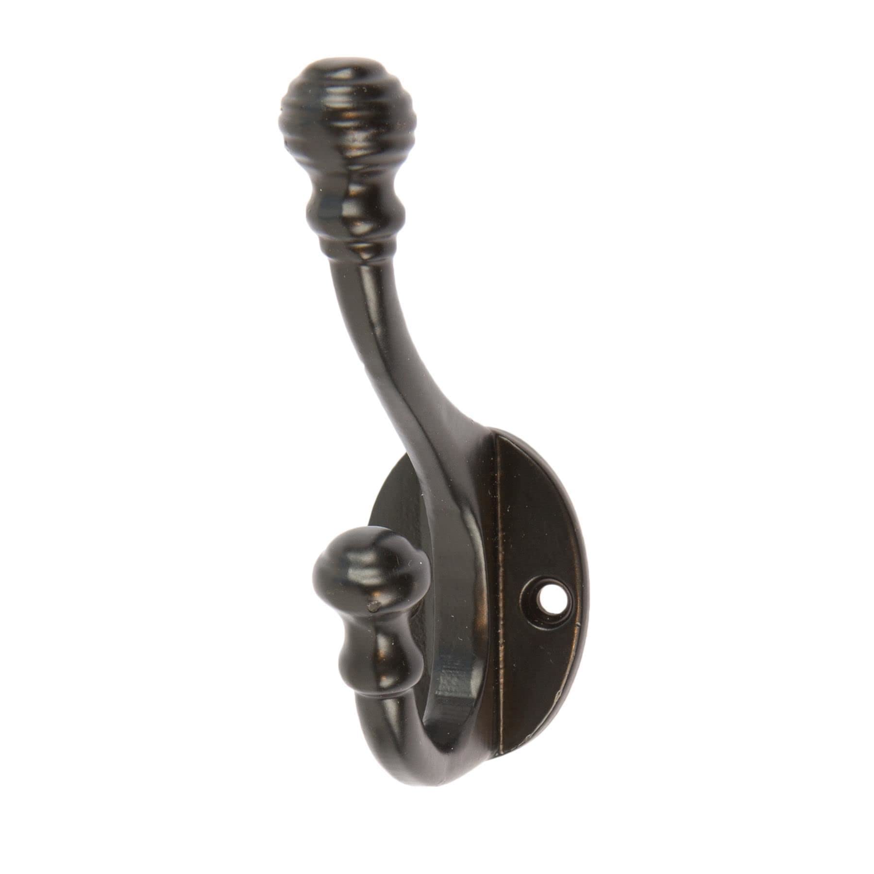 Hammer & Tongs Black 30Mm X 95Mm Ball End Hat & Coat Hook