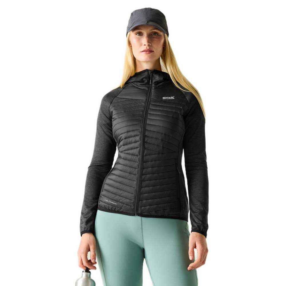 Regatta Womens Andreson Marl Hybrid Quilted Jacket Water Repellent Walking Coat