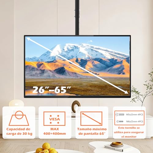 Reviews de Soportes de pared y techo para TV disponible en línea para comprar. 26 Soportes de pared y techo para TV marca mornwell (2)